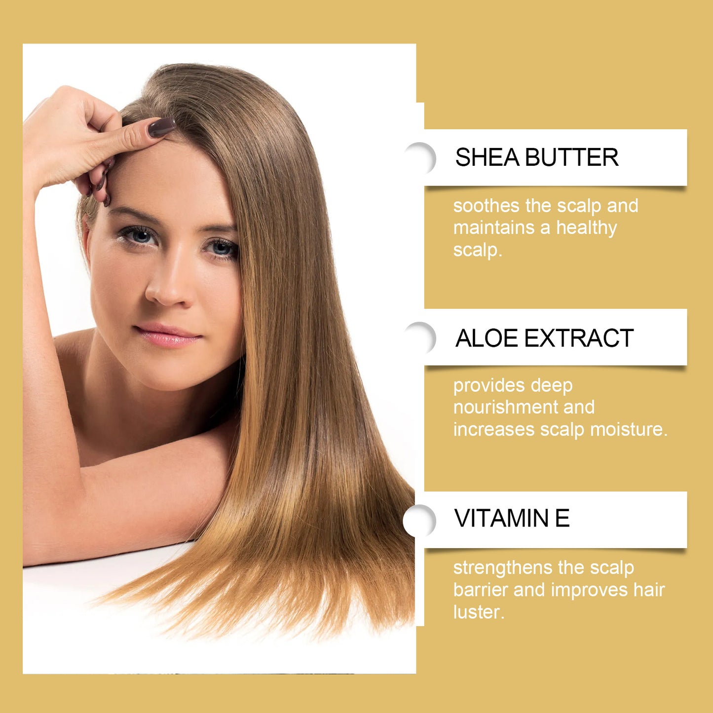 Nourishing Scalp Hair Care Soft and Bright Moisturizing Gentle Care Cream