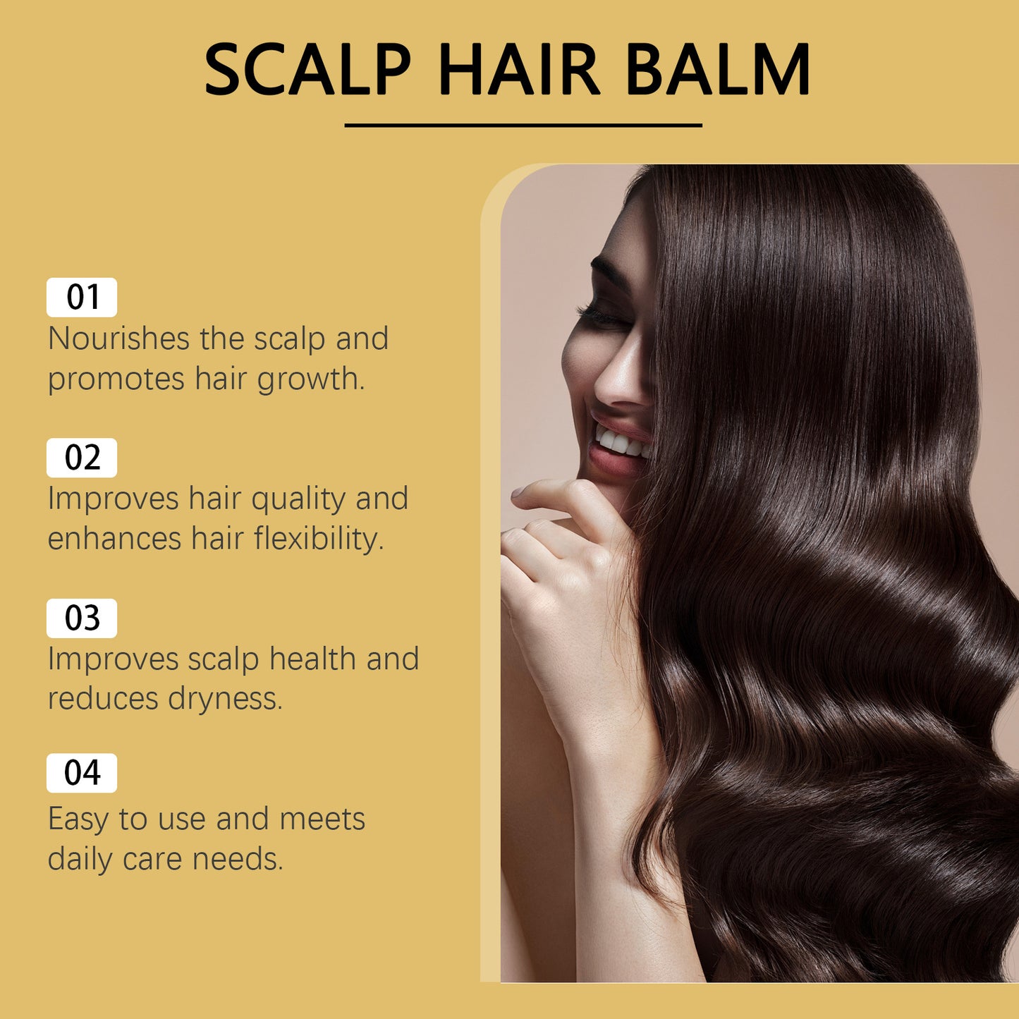 Nourishing Scalp Hair Care Soft and Bright Moisturizing Gentle Care Cream